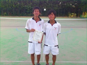 準優勝の根岸・牟田組